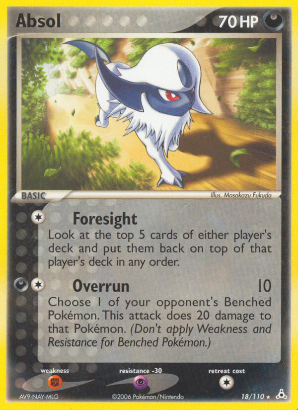 Absol - Holon Phantoms - #18 - Pokemon TCG card