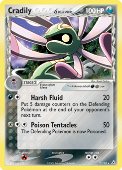 Cradily δ - Holon Phantoms - #2 - Pokemon TCG card