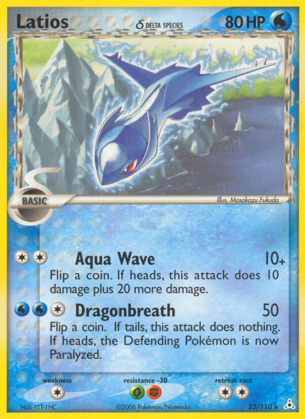 Latios δ - Holon Phantoms - #22 - Pokemon TCG card