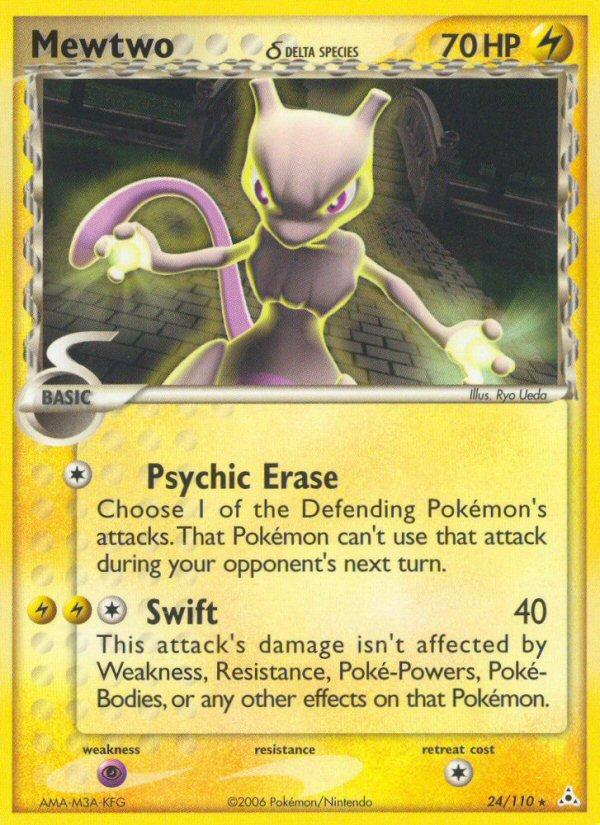 Mewtwo δ - Holon Phantoms - #24 - Pokemon TCG card