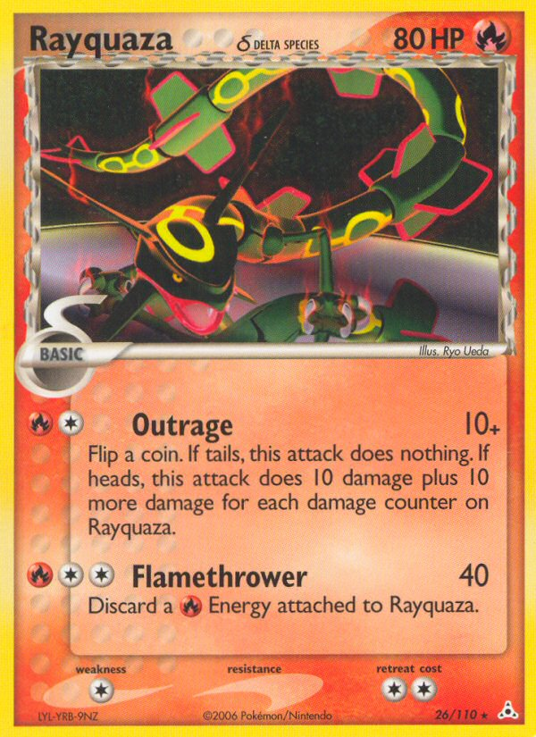Rayquaza δ - Holon Phantoms - #26 - Pokemon TCG card