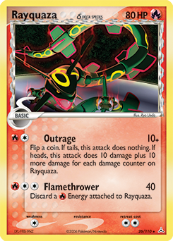 Rayquaza δ #26 Rayquaza δ - Holon Phantoms - #26 - Pokemon TCG card