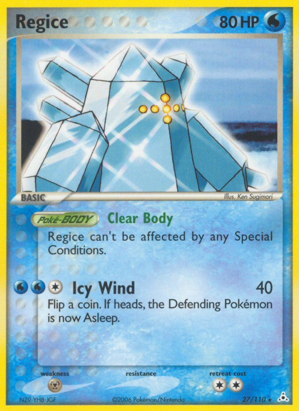 Regice - Holon Phantoms - #27 - Pokemon TCG card