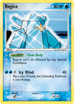 Regice #27 Regice - Holon Phantoms - #27 - Pokemon TCG card