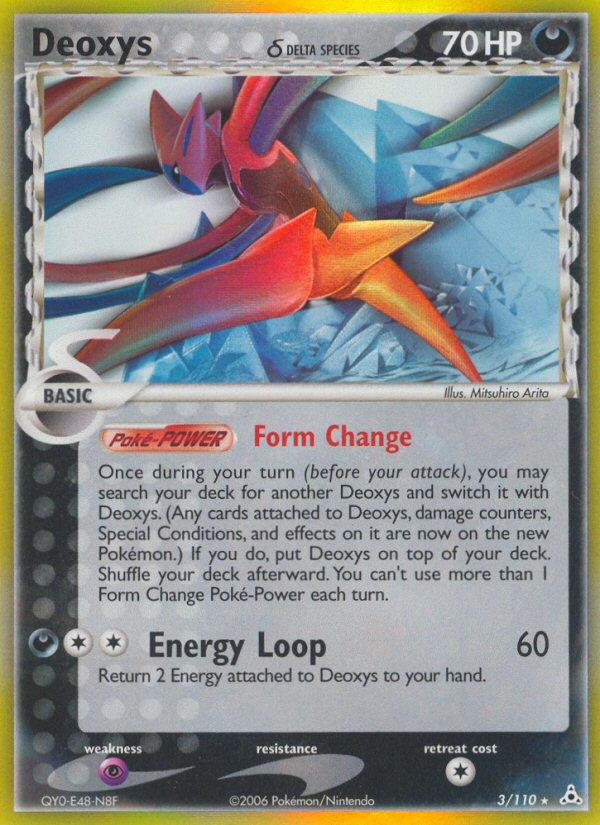 Deoxys δ - Holon Phantoms - #3 - Pokemon TCG card