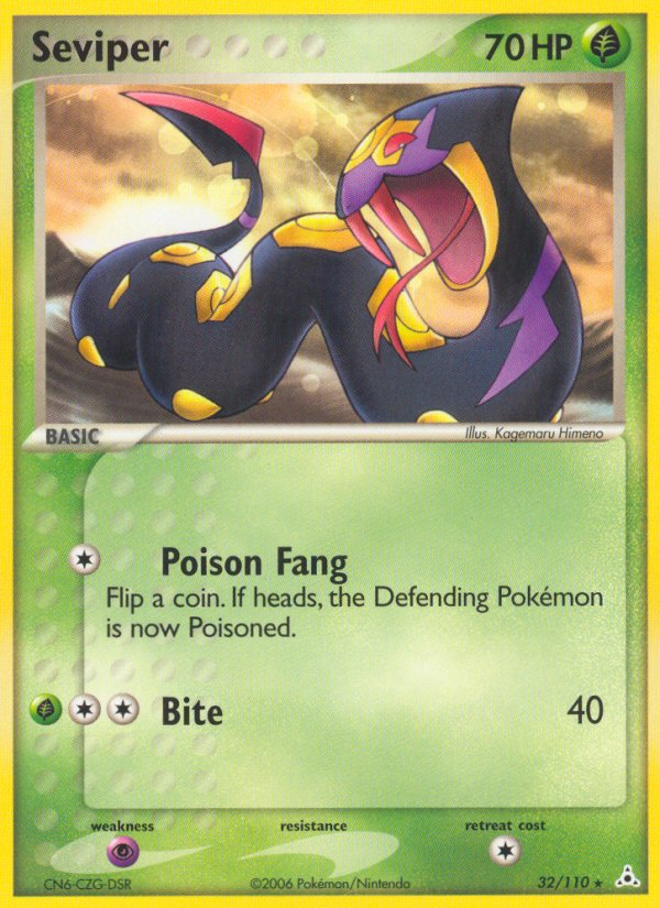 Seviper - Holon Phantoms - #32 - Pokemon TCG card