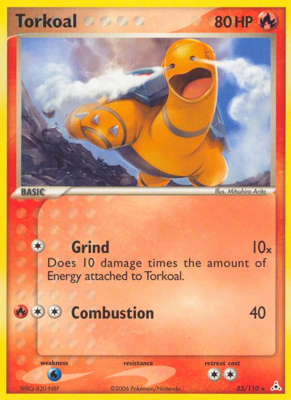 Torkoal - Holon Phantoms - #33 - Pokemon TCG card