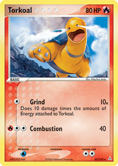 Torkoal #33 Torkoal - Holon Phantoms - #33 - Pokemon TCG card