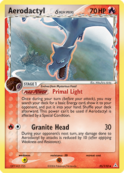 Aerodactyl δ - Holon Phantoms - #35 - Pokemon TCG card