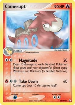 Camerupt #36 Camerupt - Holon Phantoms - #36 - Pokemon TCG card