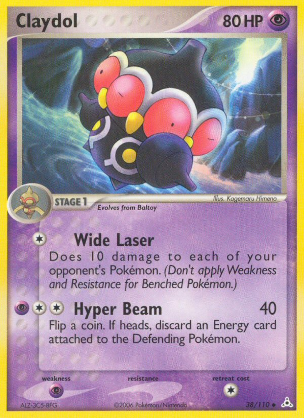 Claydol - Holon Phantoms - #38 - Pokemon TCG card