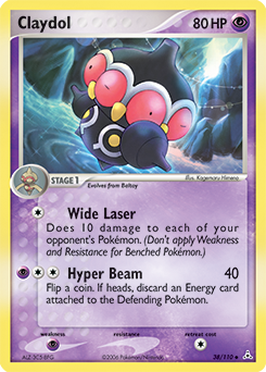 Claydol - Holon Phantoms - #38 - Pokemon TCG card