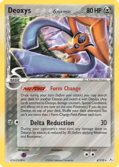 Deoxys δ #4 Deoxys δ - Holon Phantoms - #4 - Pokemon TCG card