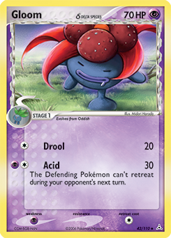 Gloom δ - Holon Phantoms - #42 - Pokemon TCG card