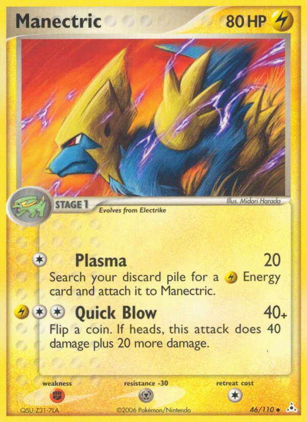 Manectric - Holon Phantoms - #46 - Pokemon TCG card