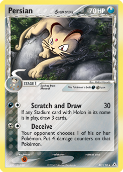 Persian δ #48 Persian δ - Holon Phantoms - #48 - Pokemon TCG card