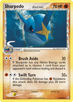 Sharpedo δ #53 Sharpedo δ - Holon Phantoms - #53 - Pokemon TCG card