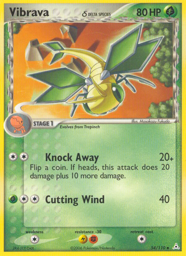 Vibrava δ - Holon Phantoms - #54 - Pokemon TCG card