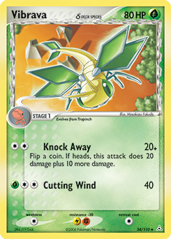 Vibrava δ #54 Vibrava δ - Holon Phantoms - #54 - Pokemon TCG card
