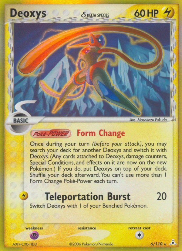Deoxys δ - Holon Phantoms - #6 - Pokemon TCG card
