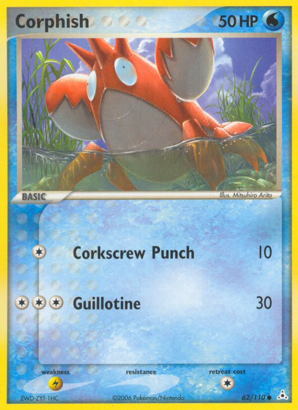 Corphish - Holon Phantoms - #62 - Pokemon TCG card