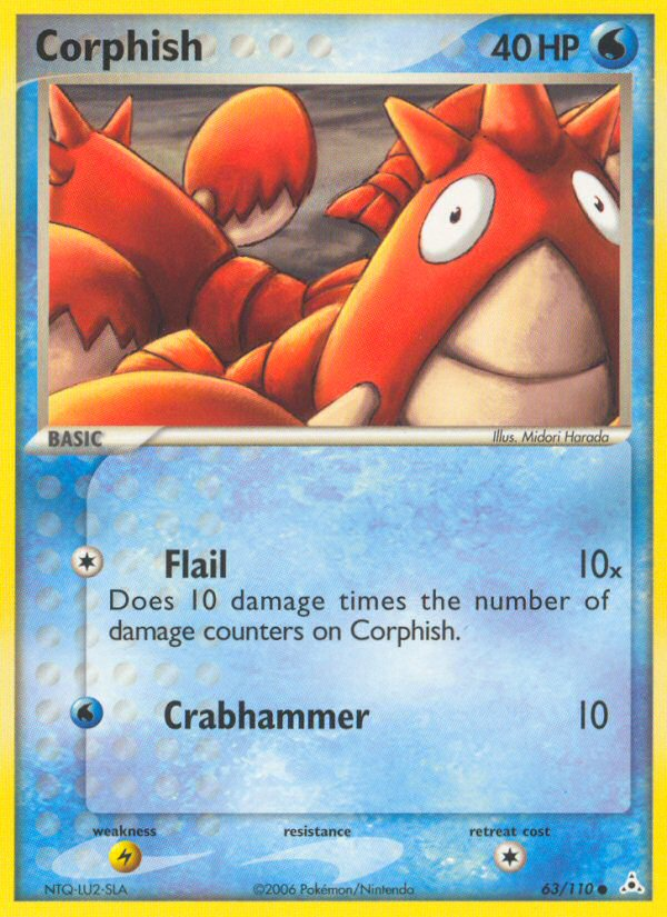 Corphish - Holon Phantoms - #63 - Pokemon TCG card
