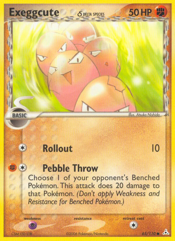Exeggcute δ - Holon Phantoms - #65 - Pokemon TCG card