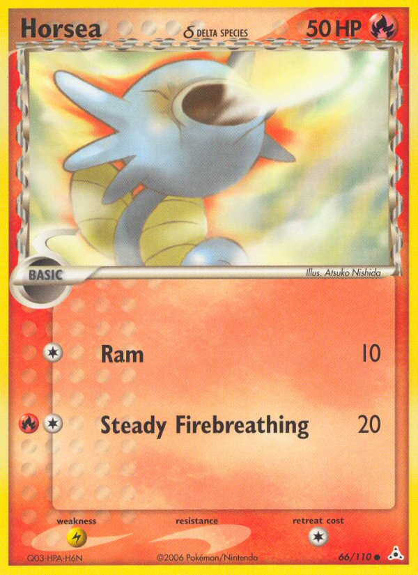 Horsea δ - Holon Phantoms - #66 - Pokemon TCG card