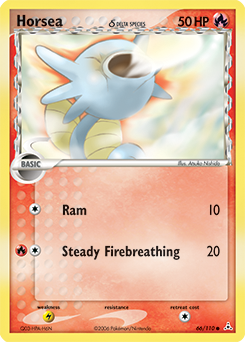 Horsea δ - Holon Phantoms - #66 - Pokemon TCG card