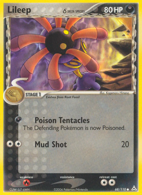 Lileep δ - Holon Phantoms - #68 - Pokemon TCG card