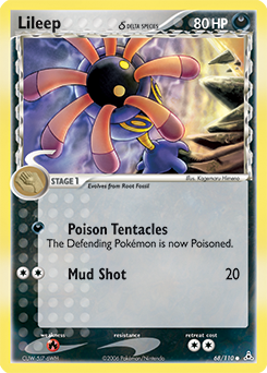 Lileep δ - Holon Phantoms - #68 - Pokemon TCG card