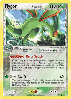 Flygon δ #7 Flygon δ - Holon Phantoms - #7 - Pokemon TCG card