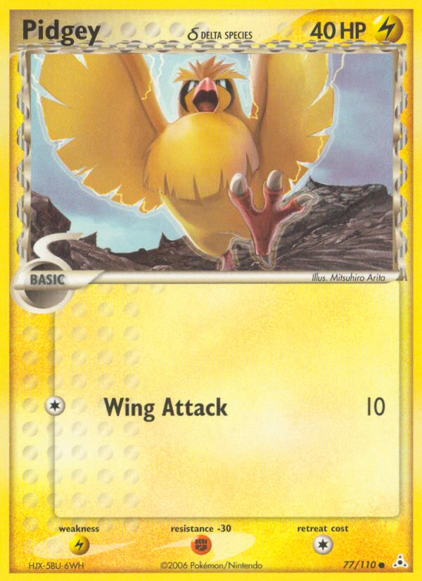 Pidgey δ - Holon Phantoms - #77 - Pokemon TCG card