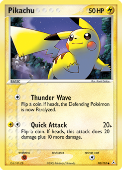Pikachu #78 Pikachu - Holon Phantoms - #78 - Pokemon TCG card