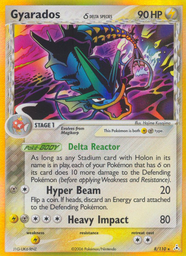 Gyarados δ - Holon Phantoms - #8 - Pokemon TCG card