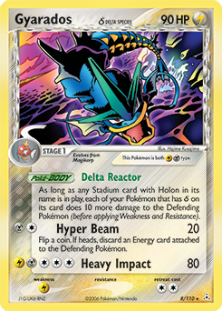 Gyarados δ #8 Gyarados δ - Holon Phantoms - #8 - Pokemon TCG card