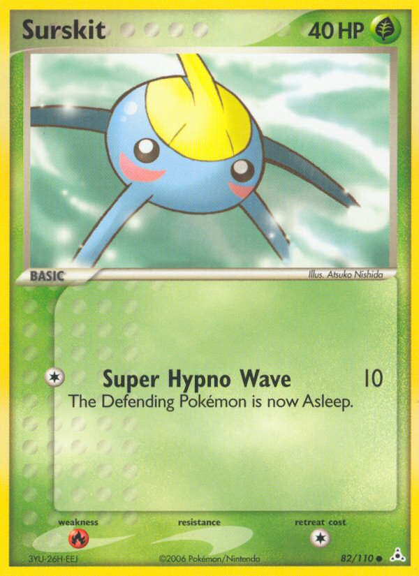 Surskit - Holon Phantoms - #82 - Pokemon TCG card