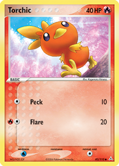 Torchic #83 Torchic - Holon Phantoms - #83 - Pokemon TCG card