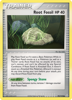 Root Fossil - Holon Phantoms - #93 - Pokemon TCG card