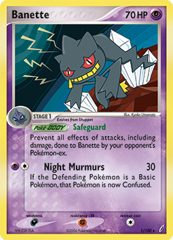 Banette #1 Banette - Crystal Guardians - #1 - Pokemon TCG card