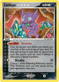 Sableye #10 Sableye - Crystal Guardians - #10 - Pokemon TCG card