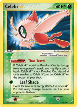 Celebi ★ - Crystal Guardians - #100 - Pokemon TCG card