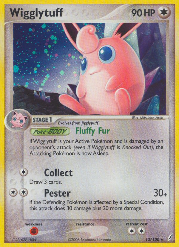 Wigglytuff - Crystal Guardians - #13 - Pokemon TCG card