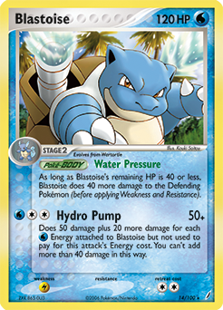 Blastoise - Crystal Guardians - #14 - Pokemon TCG card