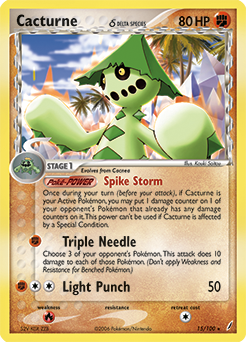Cacturne δ - Crystal Guardians - #15 - Pokemon TCG card