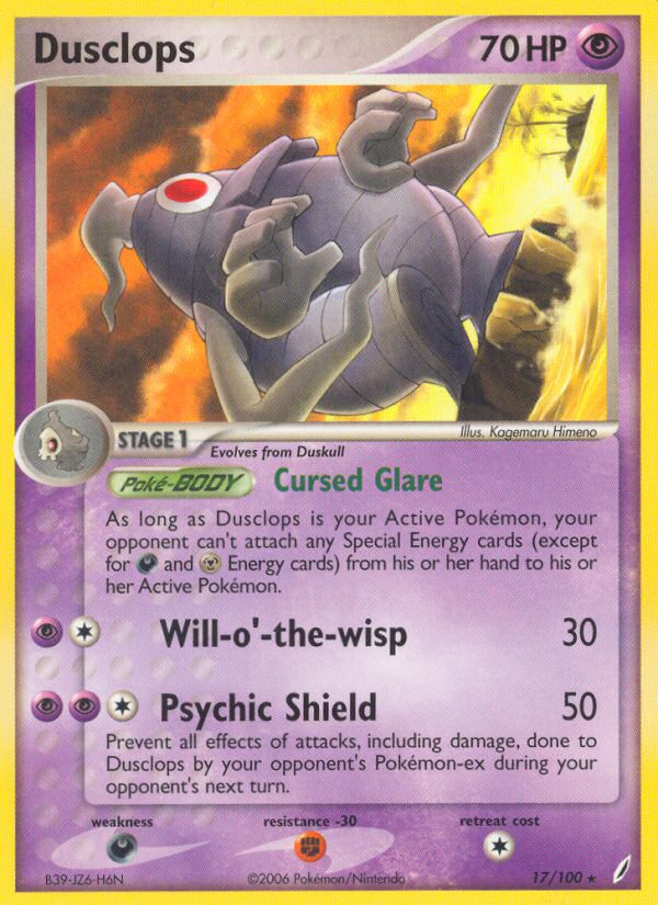 Dusclops - Crystal Guardians - #17 - Pokemon TCG card