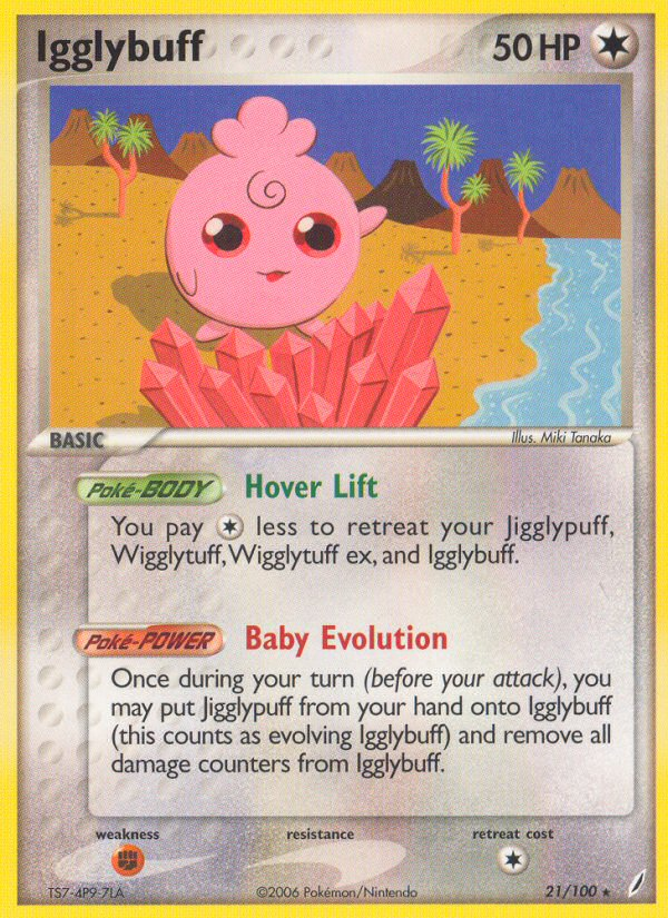 Igglybuff - Crystal Guardians - #21 - Pokemon TCG card