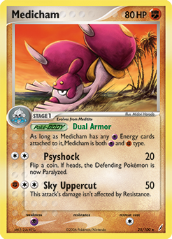 Medicham #25 Medicham - Crystal Guardians - #25 - Pokemon TCG card