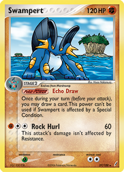 Swampert - Crystal Guardians - #27 - Pokemon TCG card