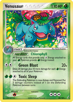 Venusaur #28 Venusaur - Crystal Guardians - #28 - Pokemon TCG card